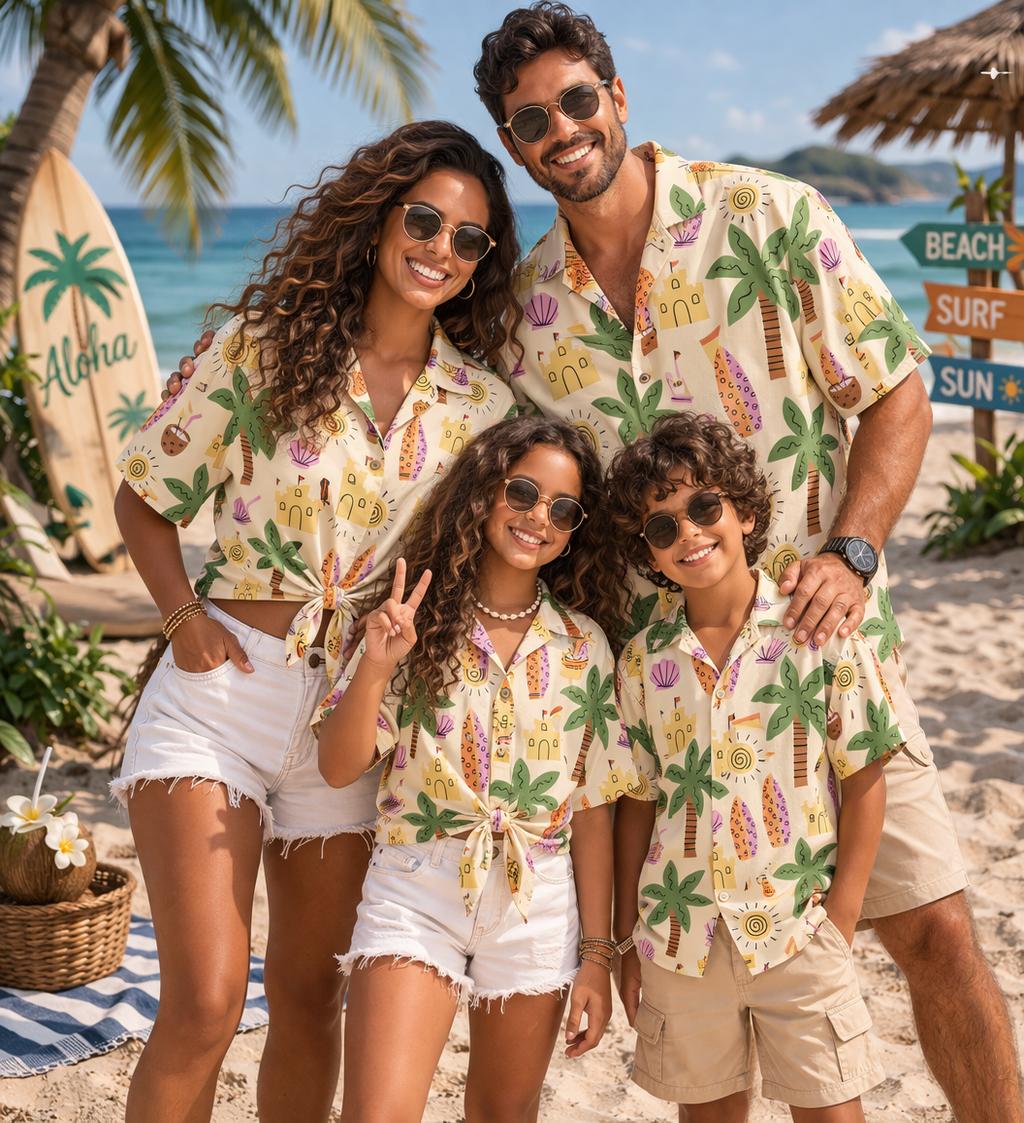 The Plant Parent - Camisa Infantil Havaiana com Estampa de