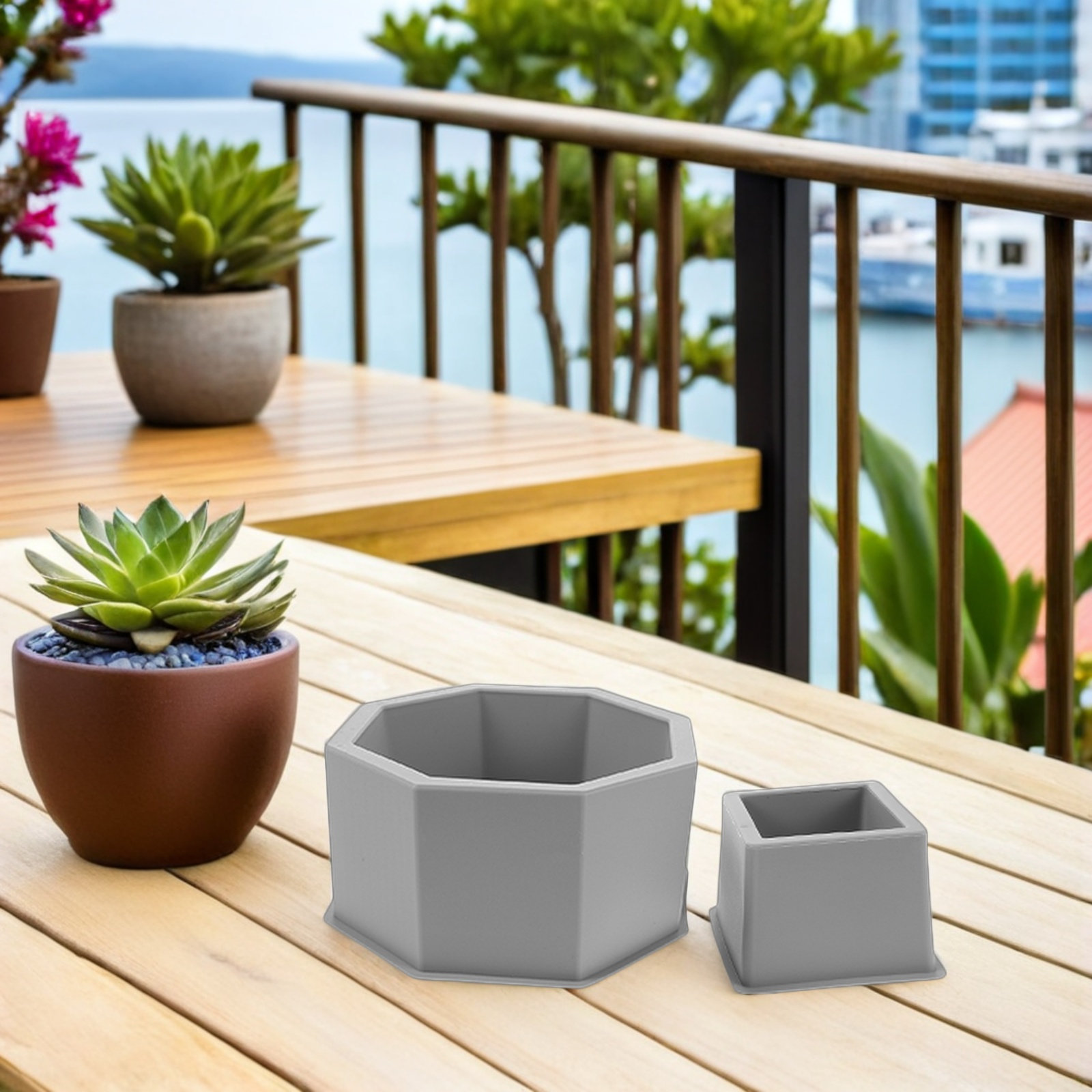 Conjunto de 2 moldes de silico - Succulent Set avaliação e preço