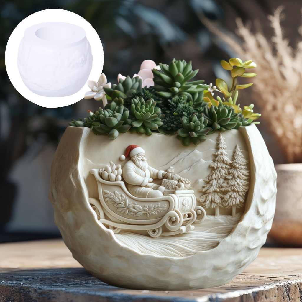 Trenó de cedro papai noel alív - Succulent Set avaliação e preço